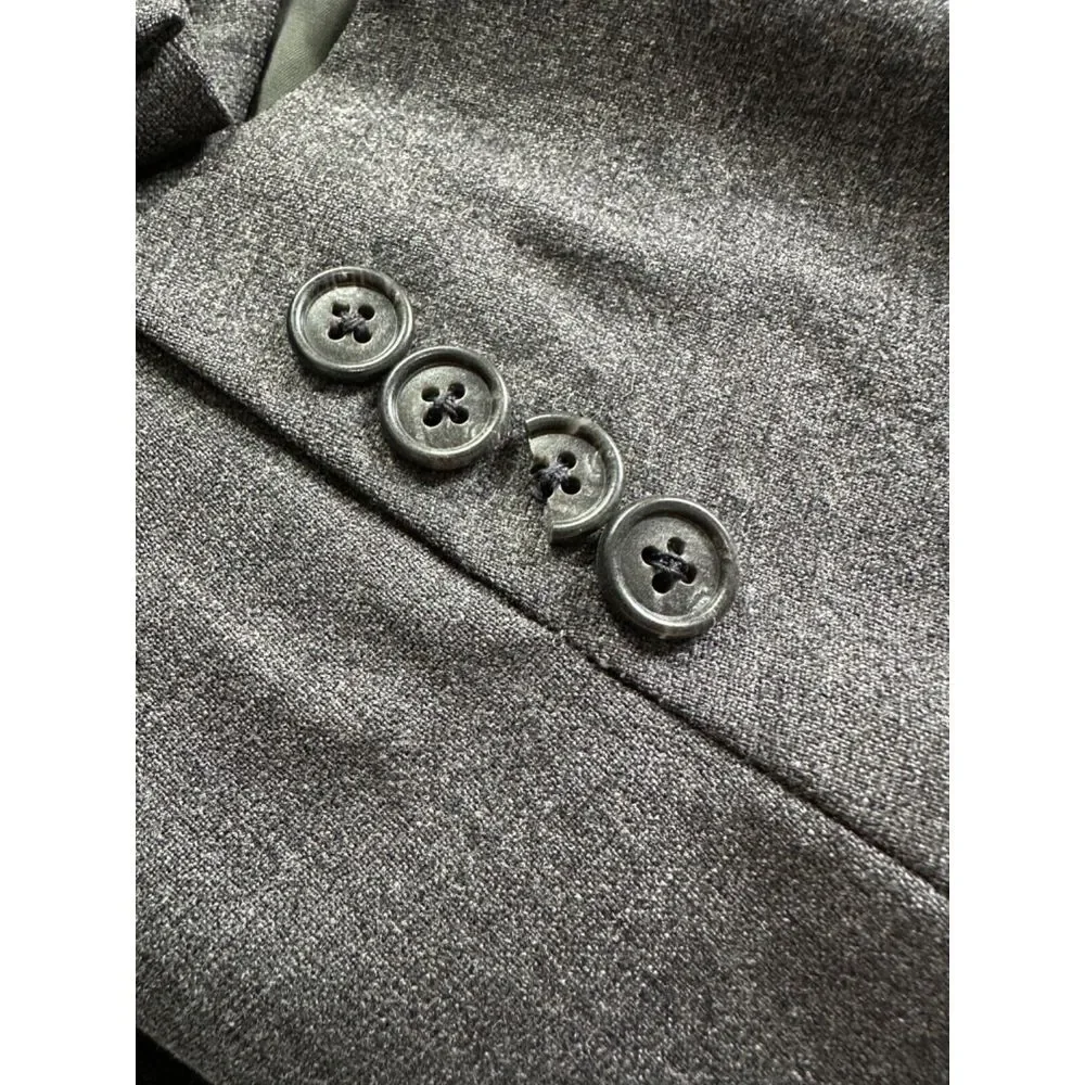 CORNELIANI Dark Grey Sport Coat Wool Cashmere‎ Blazer Jacket Family Britches 52